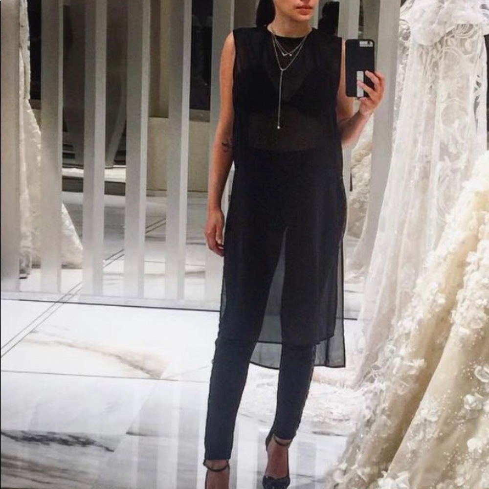 3/30 🖤 Black sheer H & M cover up.